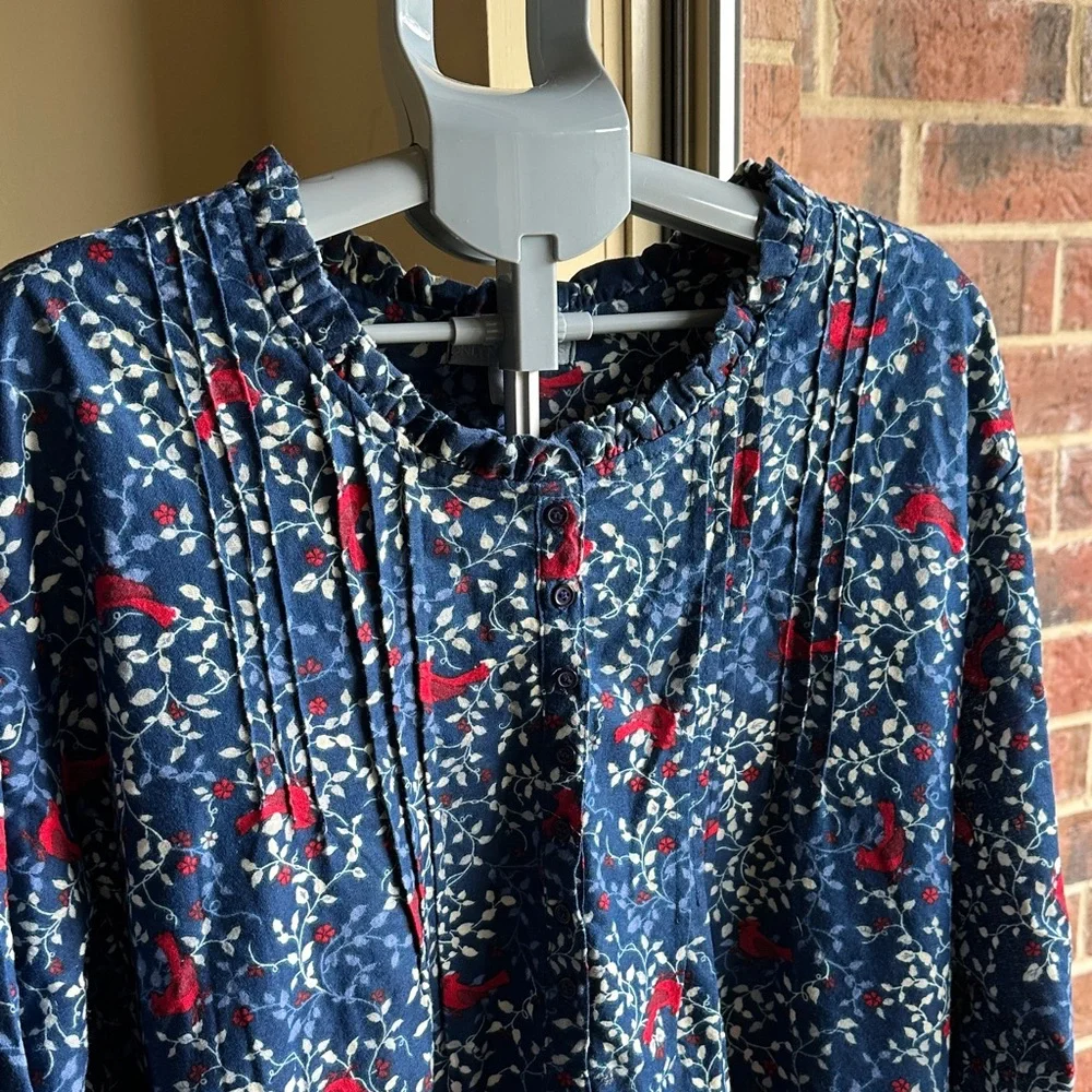 Only Necessities Navy Floral Dress - Picture 4 of 10